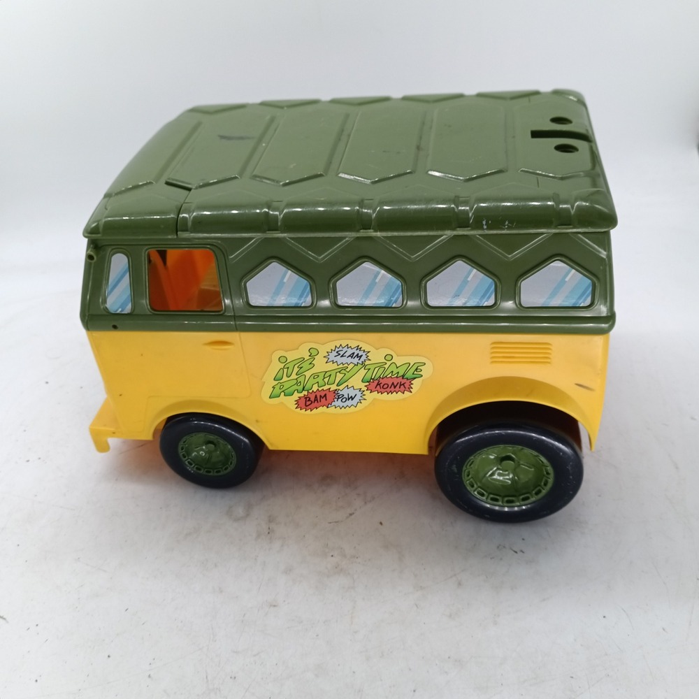 1989 Playmates TMNT Party Wagon Teenage Mutant Ninja Turtles Van Missing pcs a8